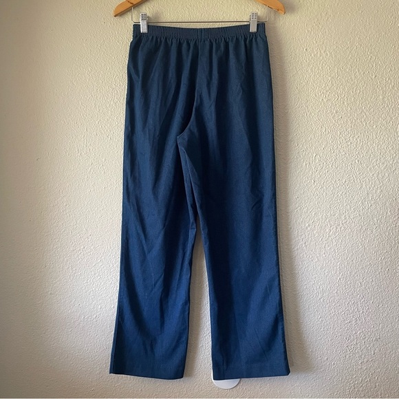 Alfred Dunner Denim Pull-On Casual Trouser Pants Women’s 6 Petite Blue Pockets - Picture 7 of 10